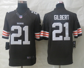 New Nike Cleveland Browns 21 Gilbert Brown Limited Jerseys