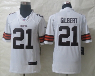 New Nike Cleveland Browns 21 Gilbert White Limited Jerseys