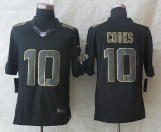 New Nike New Orleans Saints 10 Cooks Impact Limited Black Jerseys