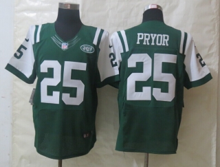 New Nike New York Jets 25 Pryor Green Elite Jerseys