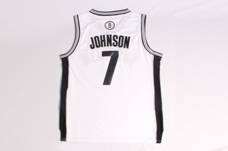 Nba Jerseys Brooklyn Nets  7# Johnson white