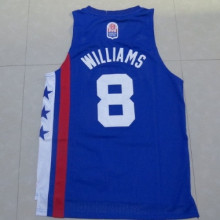 Nba Jerseys Brooklyn Nets  8# williams blue