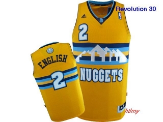 NBA jerseys denver Nuggets 2# English yellow
