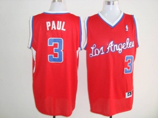 NBA jerseys Clippers 3# red mesh black