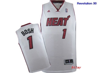 NBA Jerseys Heat 1# bosh white
