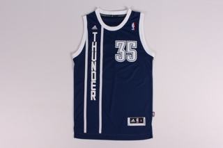 NBA jerseys Oklahoma City Thunder 35# Durant blue-02