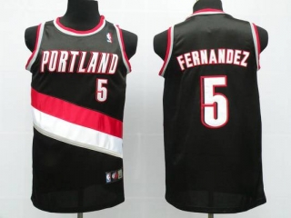 NBA Jerseys Trailblazers 5# FERNANDEZ black
