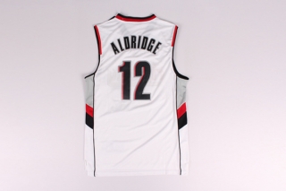 NBA Jerseys Trailblazers 12# ALDRIDGE white