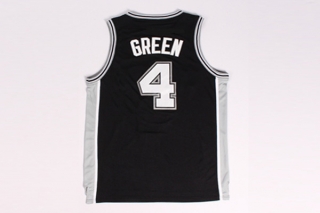NBA jersey Spurs 4# green black