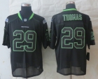 2013 NEW Nike Seattle Seahawks 29 Thomas Lights Out Black Elite Jerseys