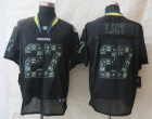 2014 New Nike Green Bay Packers 27 Lacy Lights Out Black Elite Jerseys