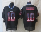 2014 New Nike New York Giants 10 Manning USA Flag Fashion Black Elite Jerseys
