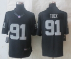 2014 New Nike Oakland Raiders 91 Tuck Black Limited Jerseys