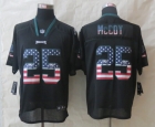 2014 New Nike Philadelphia Eagles 25 McCoy USA Flag Fashion Black Elite Jerseys