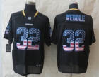 2014 New Nike San Diego Charger 32 Weddle USA Flag Fashion Black Elite Jerseys