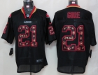 2014 New Nike San Francisco 49ers 21 Gore Lights Out Black Elite Jerseys