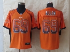 2014 Nike Chicago Bears 69 Allen Drift Fashion Orange Elite Jerseys