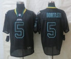 2014 Nike Jacksonville Jaguars 5 Bortles Lights Out Black Elite Jerseys