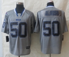 New Nike Buffalo Bills 50 Alonso Lights Out Grey Elite Jerseys