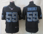 New Nike Carolina Panthers 59 Kuechly Impact Limited Black Jerseys