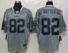 New Nike Dallas cowboys 82 Witten Lights Out Grey Elite Jersey