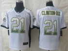 New Nike Green Bay Packers 21 Clinton-Dix Drift Fashion White Elite Jerseys