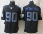 New Nike New York Giants 90 Pierre-Paul Impact Limited Black Jerseys