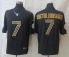 New Nike Pittsburgh Steelers 7 Roethlisberger Impact Limited Black Jersey