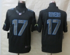 New Nike San Diego Charger 17 Rivers Impact Limited Black Jerseys