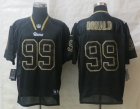New Nike St.Louis Rams 99 Donald Lights Out Black Elite Jerseys
