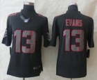 New Nike Tampa Bay Buccaneers 13 Evans Impact Limited Black Jerseys