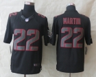 New Nike Tampa Bay Buccaneers 22 Martin Impact Limited Black Jerseys
