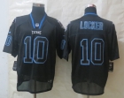 New Nike Tennessee Titans 10 Locker Lights Out Black Elite Jerseys