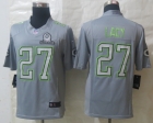 Nike Green Bay Packers 27 Lacy Pro Bowl Grey Elite Jerseys