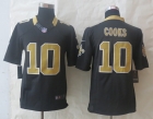 Nike New Orleans Saints 10 Cooks Black Limited Jerseys