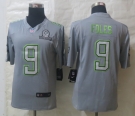 Nike Philadelphia Eagles 9 Foles Pro Bowl Grey Elite Jerseys
