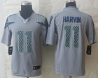 Nike Seattle Seahawks 11 Harvin Grey Limited Jerseys
