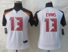 Women 2014 New Nike Tampa Bay Buccaneers 13 Evans White Limited Jerseys