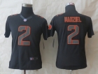 Women Nike Cleveland Browns 2 Manziel Impact Limited Black Jerseys