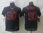Youth 2014 New Nike Houston Texans 90 Clowney Lights Out Black Elite Jerseys