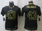 Youth Nike Pittsburgh Steelers 43 Polamalu Lights Out Black Elite Jerseys