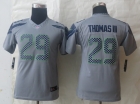 Youth Nike Seattle Seahawks 29 Thomas III Grey Limited Jerseys
