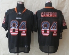 2014 New Nike Cleveland Browns 84 Cameron USA Flag Fashion Black Elite Jerseys