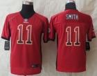 Youth 2014 New Nike Kansas City Chiefs 11 Smith Drift Fashion Red Elite Jerseys
