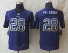 Youth 2014 New Nike Minnesota Vikings 28 Peterson Drift Fashion Purple Elite Jerseys