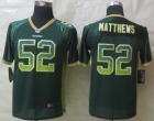 Youth 2014 New Nike Green Bay Packers 52 Matthews Drift Fashion Green Elite Jerseys