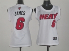 Women Jersey Heat James 6# white