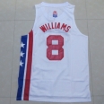 Nba Jerseys Brooklyn Nets  8# williams white-02