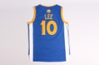 NBA jerseys  Warriors 10# LEE Blue