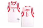 NBA jerseys Houston Rockets 6# Jones white